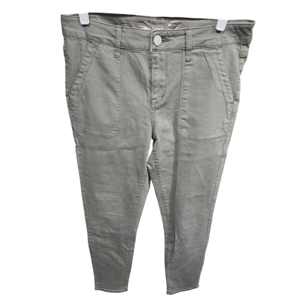 Olive Green Skinny Jeans - 7 for all mankind - 8